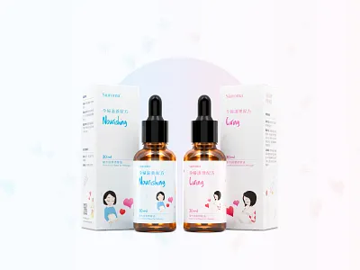 Siuroma | Essential Oil Product Packaging Design 3d bottle box branding caring design essential oils floral illustration natural nourish package design packaging siuroma