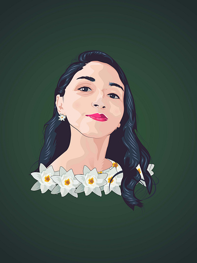 Project Flower adobe illustrator art artwork fashion flower illustration portrait art portraits quotes vector illustration vectorart women women empowerment