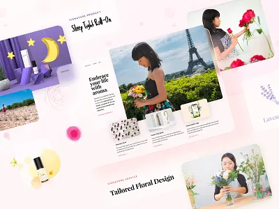 Siuroma | Branding and Website Design branding design essential oils floral illustration lavender logo natural siuroma website