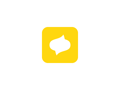 S + Chat Bubble branding chatting concept logo design platform