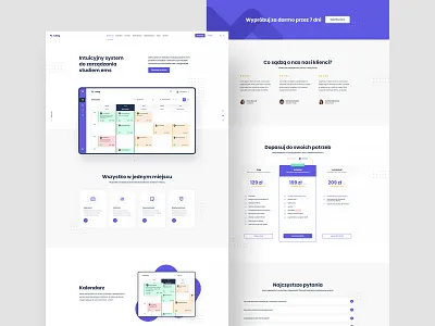 #2 hubeg - Dedicated system for EMS studios app application design ems flat graphic homepage landing page managment minimalism one page studio system typography ui user inteface ux webapp website