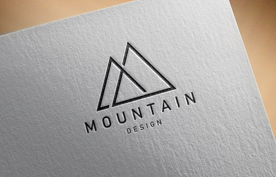 Logo Mountain branding design logo