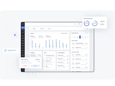 Dashboard cards ui charts dashboard ui project management schedule ui ux