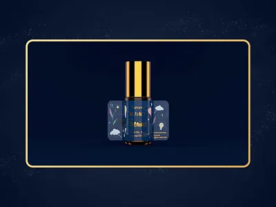 Siuroma | Essential Oil Roll-On Product Packaging Design 3d 3d animation branding design essential oils floral golden illustration learn natural package design packaging siuroma sticker work