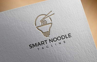 Logo Smart Noodle branding design logo