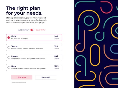 Payment plan design payment plan pricing ui ux