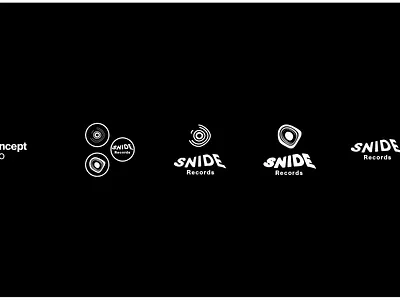Snide Records - Concept Two branding design icon illustration logo minimalism minimalist logo minimalistic music record label simple vector