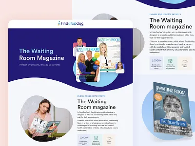 waiting-room-magazine brilliant doctor graphic icon live magazine print room ui uiux ux waiting room web templates webdesign website