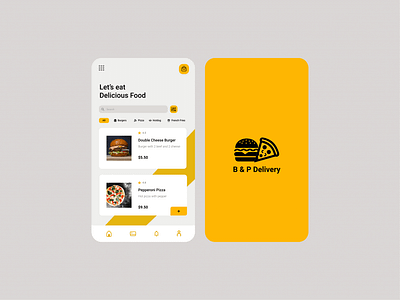 Re Design - Food Delivery App from Ravi Kumar Prajapati burger menu delivery app design food app junkfood landingpage pizza menu uidesign