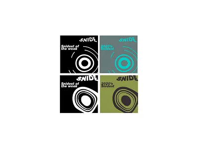 Snide 06 branding cover design design distorted icon logo minimalism minimalistic music record label typography
