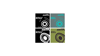 Snide 06 branding cover design design distorted icon logo minimalism minimalistic music record label typography