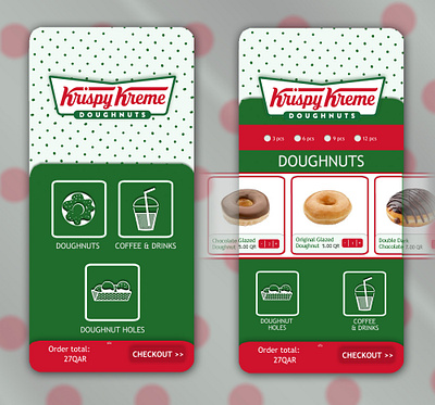 krispy kreme app app design icon ui