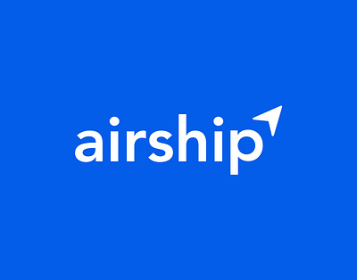 Daily Logo Challenge : Day 42 - AirShip airship brand identity branding creative daily dailylogochallenge day42 design logodesign logodesignchallenge logotype postal service visual identity