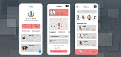 Simple User Profile doctor profile protfolio simple design simple user profile ui user profile ux