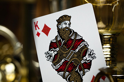 Devil"s in the Details / Court Cards cards handdrawn illustration king packaging playing cards poker queen