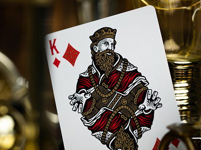 Devil"s in the Details / Court Cards cards handdrawn illustration king packaging playing cards poker queen