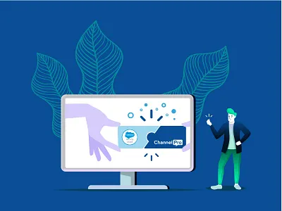 The illustration for site #2 art cartoon character colorful concept creative design flat illustration illustrator integration minimal modern system vector web web design webdesign website