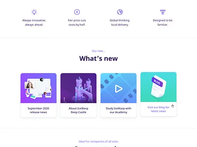 IceWarp ～ Homepage & Identity 2d business collaboration dashboard email homepage icon illustration interface isometric landingpage logo site sketch team typography ui ux web webdesign