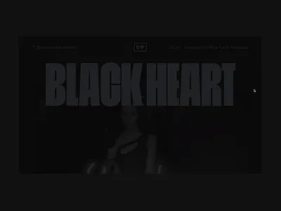 Black Heart ©2020 black heart blackandwhite branding editorial visual website