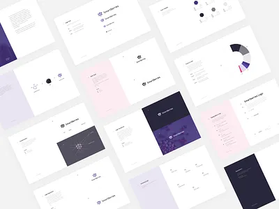 Smartberries - Brand Guidelines berry brand brand identity brandbook branding design flat food guidelines hi tech lab labolatory logo logo design logotype mark minimal smart tech typography