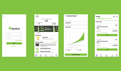 Reksa dana app design typography uidesign uiux