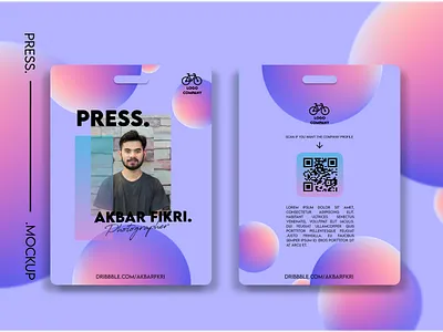 Identity Card adobexd application design e commerce apps e commrce app figma figma mobile id card id card design iphone journalist mobile design mockup vector