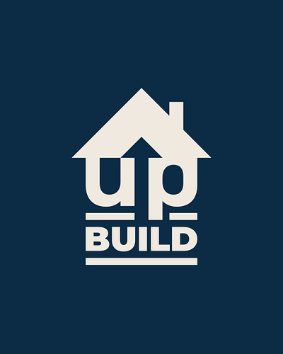 Build Up logo branding build build up buildup construction design graphic design house logo logotype up