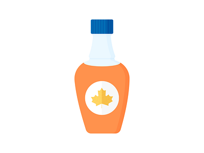 Day 299 - 366 Days of Illustration Challenge - MintSwift bottle bottle label canada canadian cap digital illustration flat design flat illustration flatdesign glass glass bottle illustration illustrations illustrator maple maple leaf maple syrup mintswift vector art vector illustration