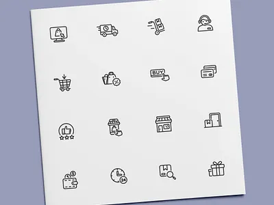 Shopping Icons buy ecommerce icon icon design icon set icons purchase shop shopping store