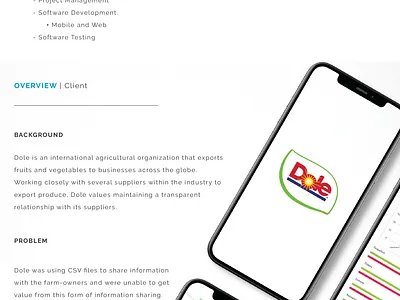 Discover with Skywalk - Dole Case Study case study graphicdesign ux ui