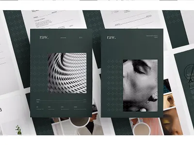 Raw Pitch Pack branding brochure business catalogue clean download elegant free magazine modern pack pitch portfolio template