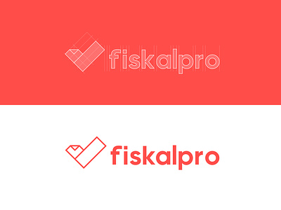 FiskalPro Logo&Branding - Work in Progress brand identity branding branding agency branding concept branding design check mark clean design concept construction exploration fiskalpro logo logo design logodesign logotype logotype design logotypes monogram paper symbol