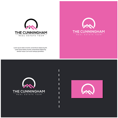 real state logo design icon logo minimal vector