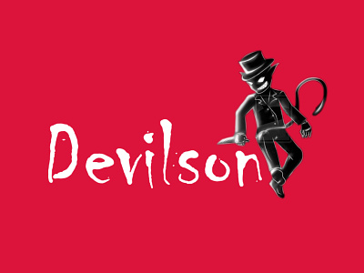 Devilson Logo amptus design devilson logo