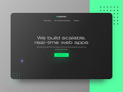 Software House Website branding dark mode developers home screen homepage identity design interface landing page logo portfolio single page software software company software house ui design uidesign ux ui ux design