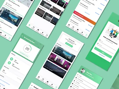 Mobile Learning Apps Design Concept design iphone mobile app ui ui ux