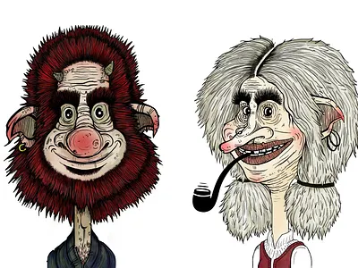 Trolls 2 art character design illustration monster portrait