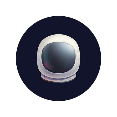 Space! astronaut design game game art helmet icon illustration minimal mobile nasa photoshop retro simple spacex