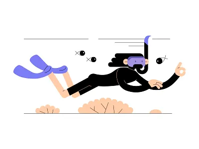 Vectober 20: Coral character coral flat graphic design illustration illustrator inktober2020 minimal vectober2020 vector