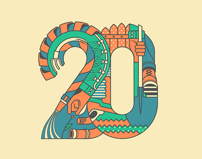 20 years of agriculture agriculture artwork conceptual design dribbble editorial illustration lineart logo logodesign poster tools vector illustration