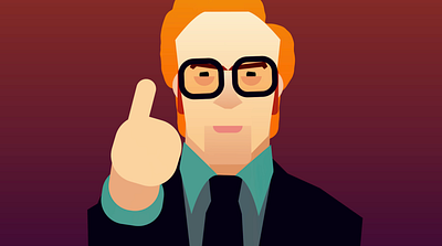 Michael Caine animation art direction illustration