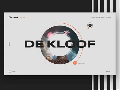 Clockwork Agency Rebranding animation digital logo motion rebranding redesign ui uiux