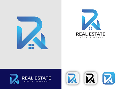 Real Estate Logo Design Concept 2 abstract logo app brand identity branding building business colorful company corporate identity gradient home home logo logo design logo designer modern modern home logo modern logo design modern real estate logo real estate real estate logo