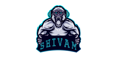 Shivam logo animation illustration logo mascot mascotlogo twitch logo