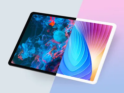 Black & White iPad ipad mockup isometric isometric design landing page perspective tablet mockup template website mockup