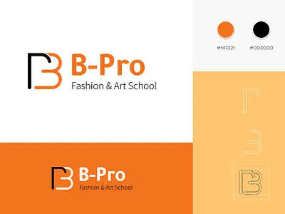 B Pro branding design logo