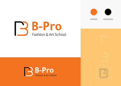 B Pro branding design logo