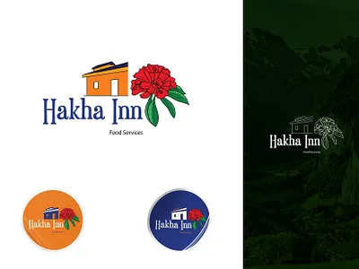 HaKha Inn branding design illustration logo vector