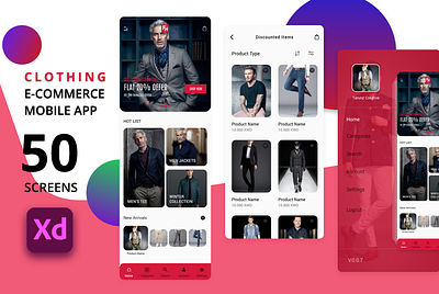 Men Fashion Mobile App Design app branding design fashion mobile app design mobile app design mobile apps ui uidesign uiux uxdesign