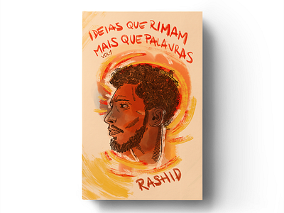 "Ideias que rimam mais que palavras Vol. 01" book book cover cover design editorial illustration mockup portrait